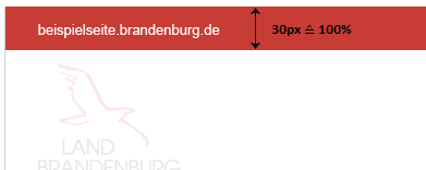 Standardhöhe (auf Basis der Absenderkennung)